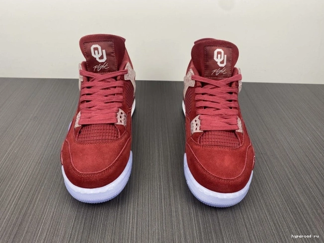 Sooners PE Oklahoma AJ4-904282 Retro Jordan 4 0714